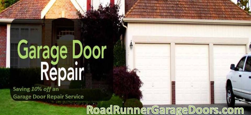 Saving 10% off an Garage Door Repair Service