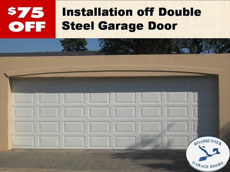 Discou on Installation off DoubleSteel Garage Door