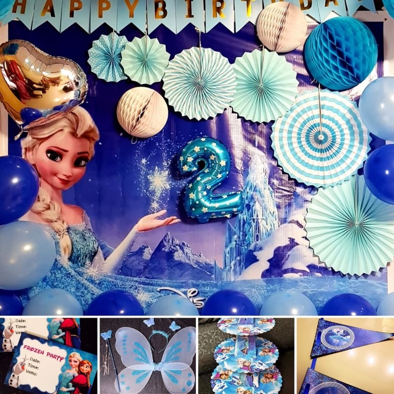 Frozen Elsa Themebased Party Supply Box for 10 kid