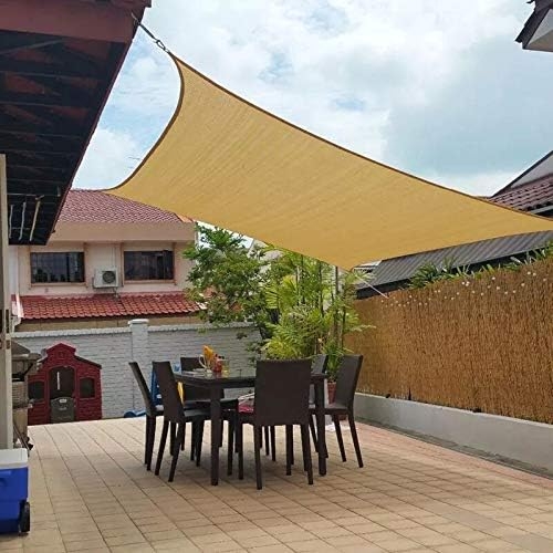 Rectangle 10&#039; X 20&#039; Sun Shade Sail Fabric Patio 