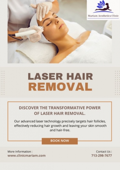 Best Laser Hair Removal Treatment Clinic in Katy, 